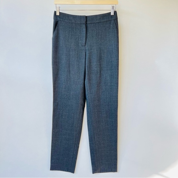 St. John Emma dark gray straight legs crop pants, Size 4 - Picture 3 of 10